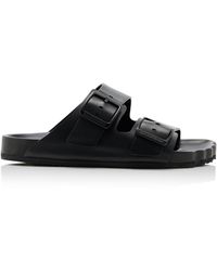 Balenciaga - Sunday Leather Slide Sandals - Lyst