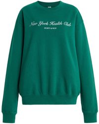 Sporty & Rich - Ny Tennis Club Cotton Sweatshirt - Lyst
