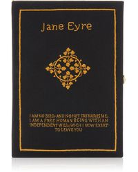 Olympia Le-Tan M'o Exclusive Jane Eyre Book Clutch - Black