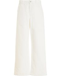 Jeanerica - Exclusive Belem Rigid Mid-rise Wide-leg Chino Jeans - Lyst