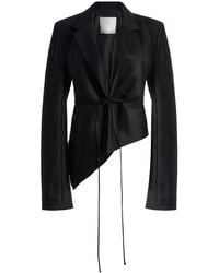 Christopher Esber - Released Asymmetric Satin Blazer - Lyst