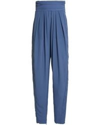 Lanvin - Draped Straight-Leg Pants - Lyst
