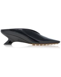 Bottega Veneta - Bounty Patent Vinyl Mule Pumps - Lyst
