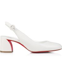 Christian Louboutin - So Jane 55mm Leather Slingback Pumps - Lyst