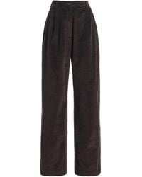 Frankie Shop - Norstrand Corduroy Straight-Leg Pants - Lyst