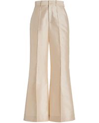 Rosie Assoulin - Paneled And Piped Wide-leg Pants - Lyst