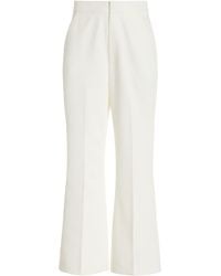FAVORITE DAUGHTER - Exclusive Phoebe Twill Cropped Flared-leg Pants - Lyst