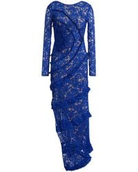 lace fabric for prom dresses Sheer-Waist Long Sequin Prom Dress with Lace-Up Back Black / 10 main image 0