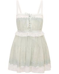 LoveShackFancy - Hadlee Cotton Lace Dress - Lyst