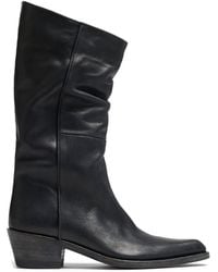 KHAITE - Clive Leather Boots - Lyst