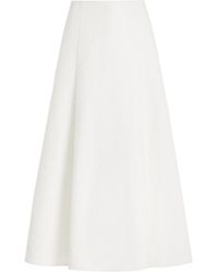 Anna Quan - Liana Cotton-blend Boucle Maxi Skirt - Lyst