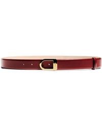 KHAITE - Saddle Leather Belt - Lyst