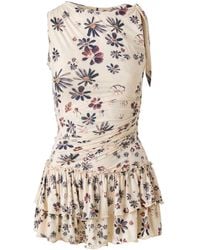 Siedres - Floriana Ruffled Jersey Mini Dress - Lyst