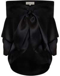 ANDRES OTALORA - Lomas Tie-Detailed Silk Blouse - Lyst