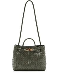 Bottega Veneta - Andiamo Medium Intrecciato 15 Leather Bag - Lyst