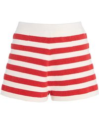 Posse - Exclusive Riviera Ari Striped Knit Shorts - Lyst
