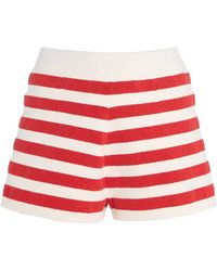 Posse - Exclusive Riviera Ari Striped Knit Shorts - Lyst
