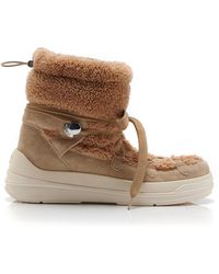 Moncler - Insolux Teddy Snow Boots - Lyst