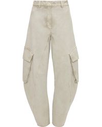 JW Anderson - Rigid High-rise Tapered Cargo Jeans - Lyst