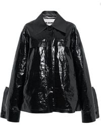 Jil Sander - Coated Linen Sport Jacket - Lyst