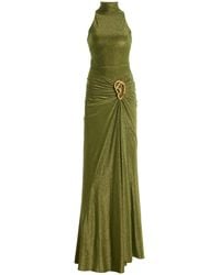 Silvia Tcherassi - Frances Metallic Knit Maxi Dress - Lyst