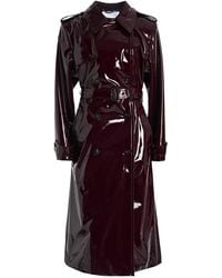 Stella McCartney - Patent Vegan Leather Trench Coat - Lyst