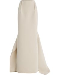 Maticevski - Snaking Bonded-Crepe Maxi Skirt - Lyst