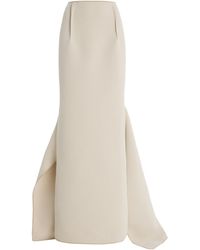 Maticevski - Snaking Bonded-Crepe Maxi Skirt - Lyst