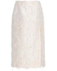 Proenza Schouler - Dalma Silk-Blend Midi Skirt - Lyst