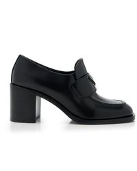 Prada - Mocassini Leather Loafers - Lyst