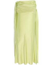 Christopher Esber - Knotted Silk Maxi Skirt - Lyst