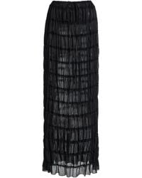 Arcina Ori - Juliette Ruched Maxi Skirt - Lyst