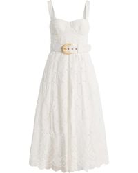 Cara Cara - Calypso Eyelet Cotton Midi Dress - Lyst