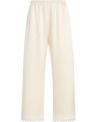 Leset - Barb Cropped Lace Pants - Lyst
