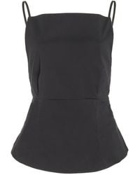 Marlies Grace - Exclusive Mer Sleeveless Organic Cotton-blend Top - Lyst