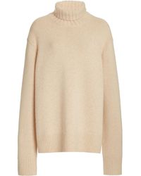 joseph oversized wool turtleneck sweater