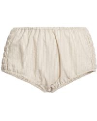 Dries Van Noten - Pixie Gathered Cotton-Blend Mini Shorts - Lyst