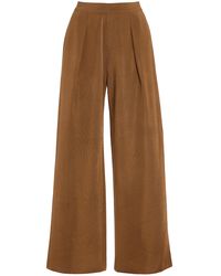 High Sport - Gene Pleated Knit Wide-Leg Pants - Lyst
