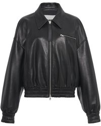Jil Sander - Blouson Leather Jacket - Lyst