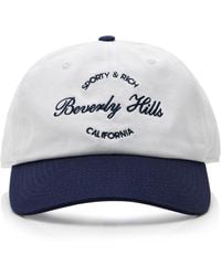 Sporty & Rich - Beverly Cotton Baseball Cap - Lyst