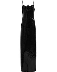 Rodarte - Rosette-Detailed Sequined Slip Gown - Lyst