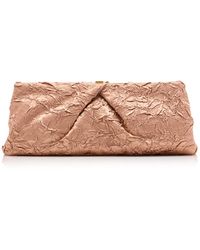 Dries Van Noten - Crushed Plissé Clutch - Lyst
