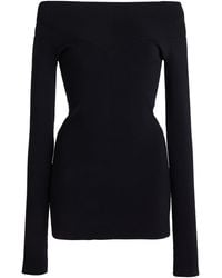 Stella McCartney - Compact Knit Off-The-Shoulder Top - Lyst