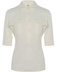 Chloé - Pocket-Detailed Organic Cotton Top - Lyst