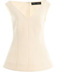 Proenza Schouler - Mariam Wool-Scuba Top - Lyst