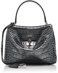 Balenciaga - Rodeo Croc-Effect Leather Top Handle Bag - Lyst