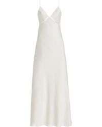 FAVORITE DAUGHTER - The Blackberry Embroidered Maxi Slip Dress - Lyst
