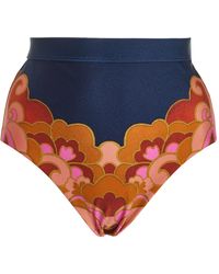 Zimmermann - Acadian High-waisted Bikini Bottoms - Lyst