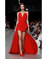 Stella McCartney - Asymmetric Crepe-Jersey Gown - Lyst