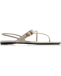 Herbert Levine - Starry-Eyed Leather Sandals - Lyst